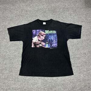 Vintage Misfits Mad Monster Party Shirt XL Black Short Sleeve Single Stitch